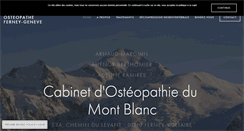 Desktop Screenshot of osteopathe-ferney.fr